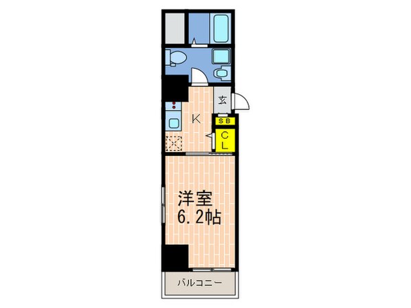 アルファ神戸元町の物件間取画像